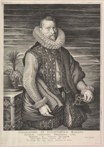 Portret van Albert, aartshertog van Oostenrijk, soeverein van de Zuidelijke Nederlanden, 1615 door Jan Muller