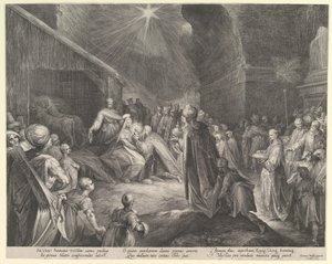 De aanbidding der wijzen door Jan Muller