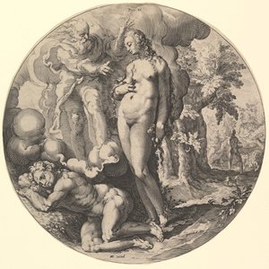 De Zesde Dag Sterft VI, uit de serie De Schepping van de Wereld, ca. 1598