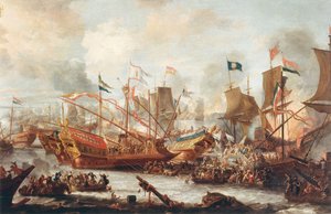 De slag bij Lepanto, 1671