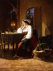 Laat thuis, 1854