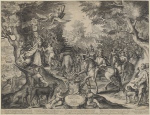 Allegorie van de Bloeiende Staat van de Verenigde Provinciën door Jan Pietersz Saenredam