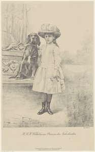 Portret van Wilhelmina, koningin der Nederlanden