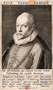 Portret van de componist Orlando di Lasso 1532-1594