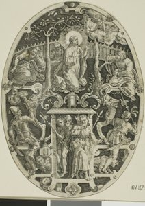 Lijdensweg in de tuin, uit de Passie van Christus