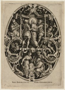 Arrestatie van Christus, uit de Passie van Christus door Jan Sadeler I