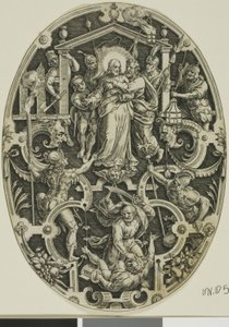 Verraad van Christus, uit de Passie van Christus door Jan Sadeler I