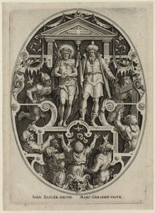 Ecce Homo, uit de Passie van Christus door Jan Sadeler I