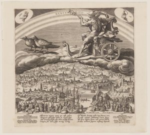 Mercurius, van De zeven planeten door Jan Sadeler I