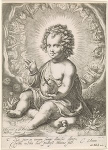 Christuskind als Salvator Mundi