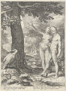Adam en Eva voor de Boom der Kennis van goed en kwaad