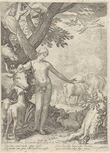 Adam geeft de dieren namen