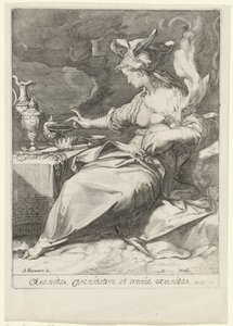 Allegorie op de vergankelijkheid (Vanitas) door Jan Saenredam