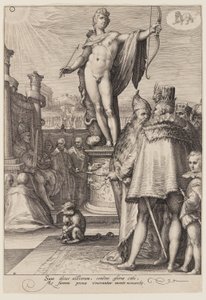 Apollo als voorzitter van de regeringskunsten, uit Zeven Planeetgoden
