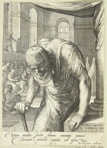 De kreupele oude dame, genezen door Jezus