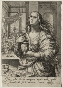 Heldinnen van het Nieuwe Testament: Maria Magdalena door Jan Saenredam