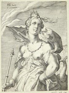 Juno door Jan Saenredam