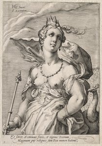 Juno door Jan Saenredam