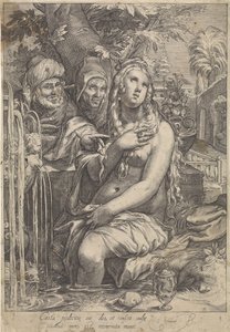 Susanna en de ouderlingen door Jan Saenredam