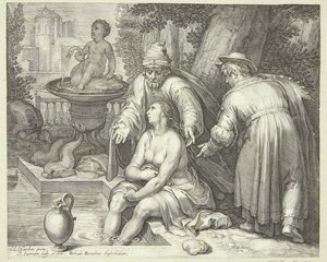 Susanna en de ouderlingen door Jan Saenredam