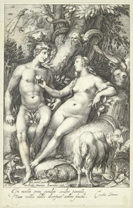 De Zondeval door Jan Saenredam
