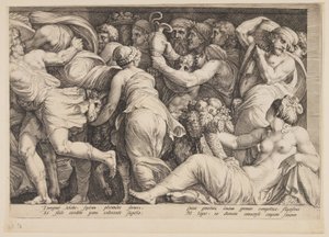De straf van Niobe (Plaat 8) door Jan Saenredam
