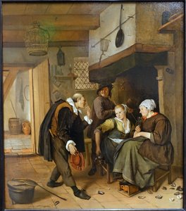 De galante door Jan Steen