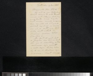 Brief aan August Allebé