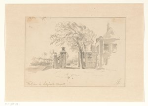 Tol aan de Leidse vaart te Haarlem door Jan Striening