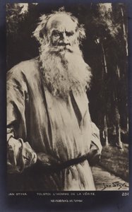 Leo Tolstoy (1828-1910), Russische romanschrijver, kortverhaalschrijver en toneelschrijver