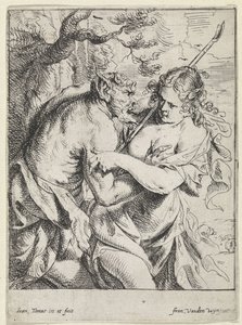 Sater en herderin