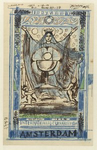 Ontwerp voor een affiche voor het Internationale Eucharistisch Congres gehouden te Amsterdam van 22-27 juli 1924