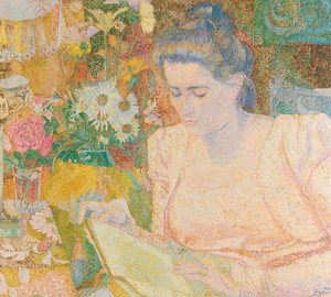 Portret van mevrouw Marie Jeannette de Lange door Jan Toorop