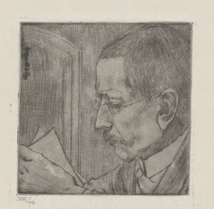 Portret van Aegidius Timmerman door Jan Toorop