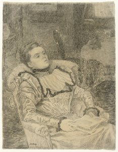 Portret van Annie Toorop