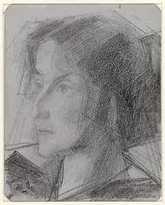 Portret van Miek Janssen door Jan Toorop