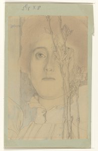 Portret van een onbekende vrouw