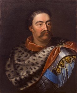 Portret van Jan III Sobieski 1629-1696, koning van Polen en groothertog van Litouwen