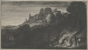 De vlucht naar Egypte door Jan Van de II Velde