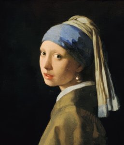 Het meisje met de parel door Jan Vermeer van Delft