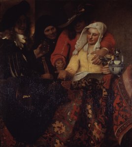 De koppelaarster, 1656 door Jan Vermeer van Delft