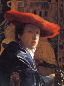 Meisje met een Rode Hoed, c.1665