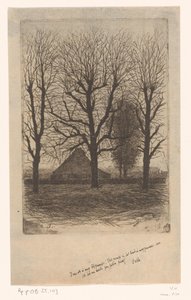 Boerderij tussen hoge bomen, Ewijkshoeve