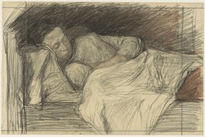 Moeder in bed met kind