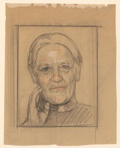 Portret van Barendina Hermina Muhring