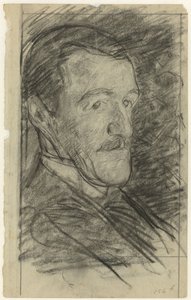Portret van Richard Roland Holst door Jan Veth