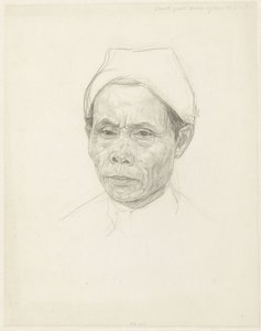 Portret van een oudere Javaan