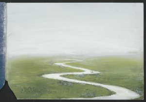 Rivierlandschap door Jan Veth