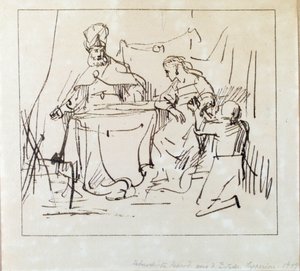 Jan Victors, "Haman met Esther en Ahasverus".