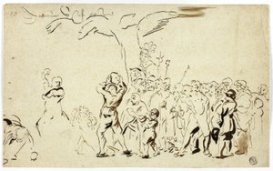 Steniging van Stefanus door Jan Victors